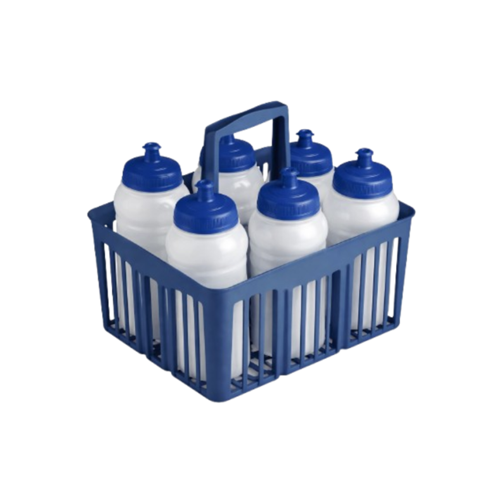 kit 6 borracce con cestello