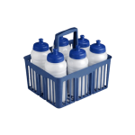 kit 6 borracce con cestello